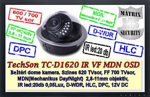 matrix monitor TC-D1620IRVFMDN OSD