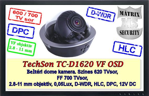 matrix monitor TC-D1620 VF OSD