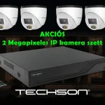 8 Kamerás IP szett 2 MP-es kamerákkal (telepítés nélkül)