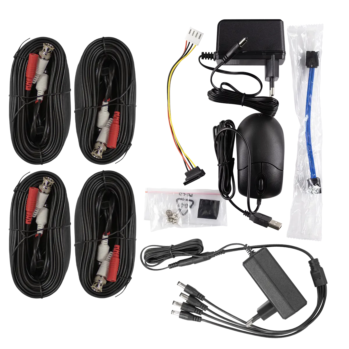 Techson THK-AH4E2 4 csatornás Analóg HD rögzítő + 4 db THA-HS1-E202 kamera szett - Image 5