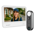 Techson TCTIS716WHITE + TCTDB102 Egylakásos Video IP kaputelefon szett