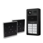 Techson TCTIS400_2db+TCTDS202 Többlakásos Video IP kaputelefon szett