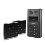 Techson TCTIS400_2db+TCTDS202BN Többlakásos Video IP kaputelefon szett